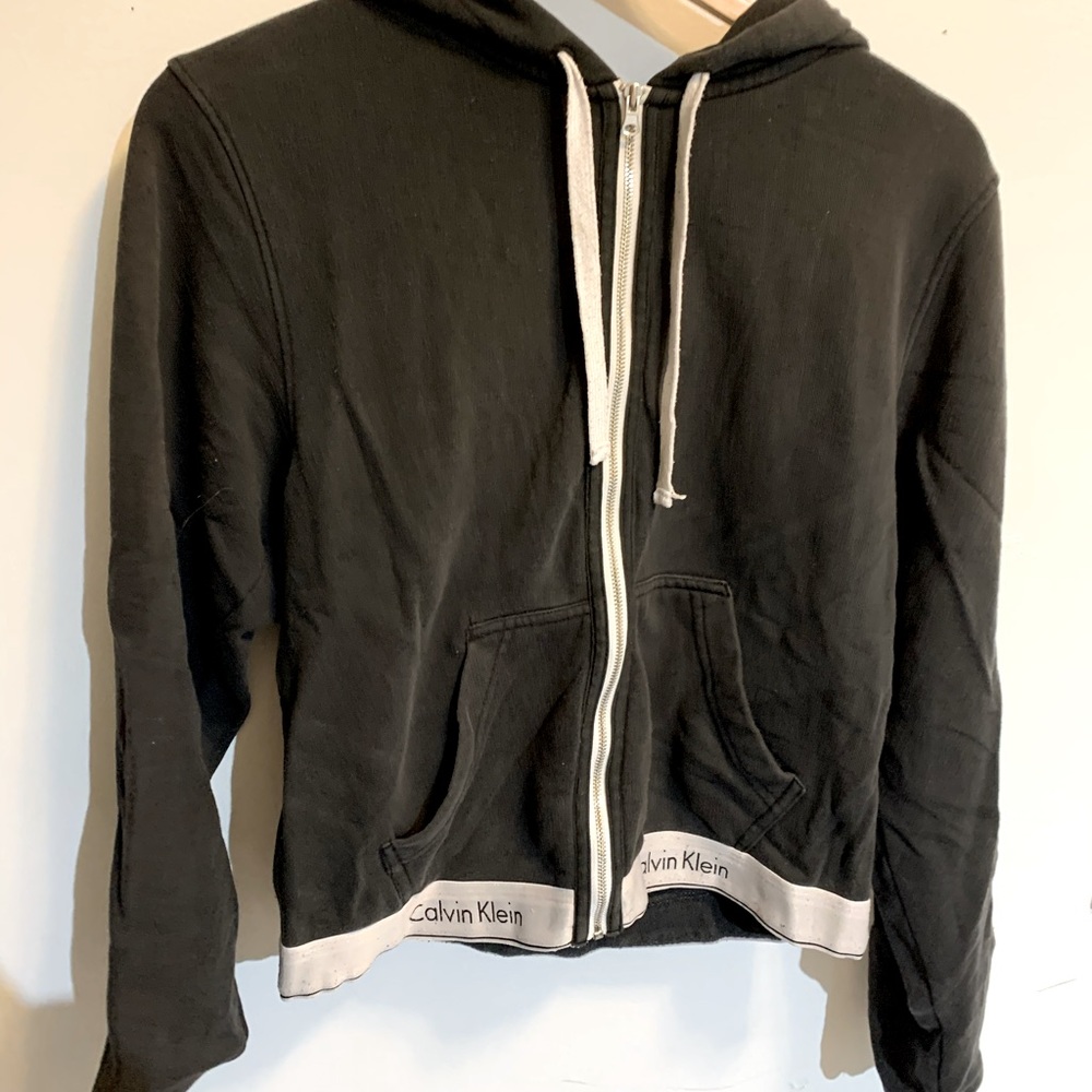 CALVIN KLEIN zip up hoodie
